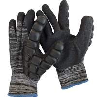 Anti-Impact Coated Hammer Gloves, 8/Medium, Synthetic Palm, Elastic Cuff M & M Nord Ouest Inc
