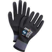 ZX-30° Premium Coated Gloves, Medium, Foam PVC Coating, 15 Gauge, Nylon Shell M & M Nord Ouest Inc