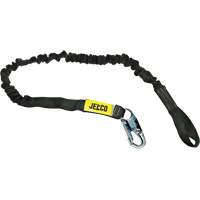 Arc Flash Shock Absorbing Lanyard, 6', Locking Snap Hook Center, Choke-Off Loop Leg Ends, Nylon M & M Nord Ouest Inc