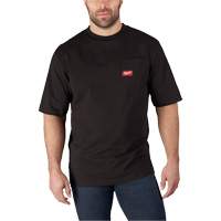 Heavy-Duty Pocket T-Shirt, Men's, Small, Black M & M Nord Ouest Inc