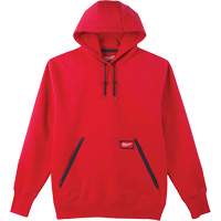 Heavy-Duty Pullover Hoodie, Men's, Small, Red M & M Nord Ouest Inc