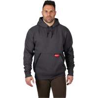 Heavy-Duty Pullover Hoodie, Men's, Small, Grey M & M Nord Ouest Inc
