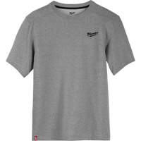 Hybrid Work Tee Shirt, Men's, Small, Grey M & M Nord Ouest Inc