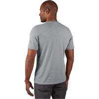 Hybrid Work Tee Shirt, Men's, Small, Grey M & M Nord Ouest Inc