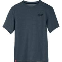 Hybrid Work Tee Shirt, Men's, Small, Blue M & M Nord Ouest Inc