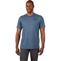 Hybrid Work Tee Shirt, Men's, Small, Blue M & M Nord Ouest Inc