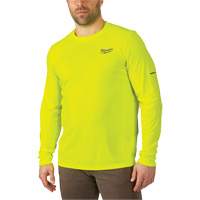 Workskin Lightweight High Visibility Shirt, Men's, Small, Yellow M & M Nord Ouest Inc