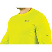 Workskin Lightweight High Visibility Shirt, Men's, Small, Yellow M & M Nord Ouest Inc