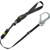 V-Series Utility Energy Absorbing Lanyard, 6', Rebar Hook Center, Snap Hook Leg Ends, Nylon M & M Nord Ouest Inc