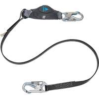 Anti-Corrosion Energy Absorbing Lanyard, 6', Snap Hook Center, Snap Hook Leg Ends, Polyester M & M Nord Ouest Inc