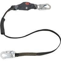 Anti-Corrosion Energy Absorbing Lanyard, 6', Rebar Hook Center, Snap Hook Leg Ends, Polyester M & M Nord Ouest Inc