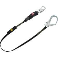 V-Series Welding Shock Absorbing Lanyard, 6', Snap Hook Center, Snap Hook Leg Ends, Kevlar&reg;/Nomex&reg; M & M Nord Ouest Inc