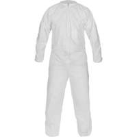 CleanMax&reg; Clean Manufactured Non-Sterile Coverall, Medium, White, Microporous M & M Nord Ouest Inc