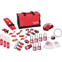 Premier Lockout Kit with Zenex Thermoplastic Locks, Electrical/Valve Kit, 34 Components M & M Nord Ouest Inc