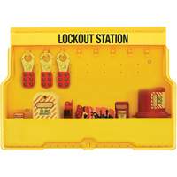 Premier Electrical Lockout Station, None Padlocks, 16 Padlock Capacity, Padlocks Not Included M & M Nord Ouest Inc