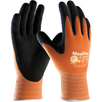 ATG MaxiFlex&reg; Ultimate High Visibility Seamless Gloves, Large, Nitrile Coating, 15 Gauge, Lycra&reg;/Nylon Shell M & M Nord Ouest Inc