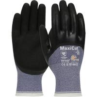 ATG MaxiCut&reg; Oil Cut-Resistant Gloves, Size Large, 15 Gauge, Nitrile Coated, Engineered Yarn Shell, ASTM ANSI Level A3/EN 388 Level 4/EN 388 Level C M & M Nord Ouest Inc