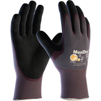ATG MaxiDry&reg; Ultra Lightweight Seamless Gloves, Large, Nitrile Coating, 15 Gauge, Nylon/Elastane Shell M & M Nord Ouest Inc
