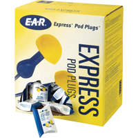 E-A-R™ Express Pod Plugs Earplugs, Uncorded, Bulk - Pillow Pack, 25 dB NRR, One-Size SH116 | M & M Nord Ouest Inc