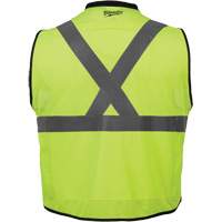 Performance Safety Vest, High Visibility Lime-Yellow, 4X-Large/5X-Large M & M Nord Ouest Inc