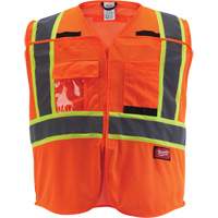 Flagman Safety Vest, High Visibility Orange, Medium/Small M & M Nord Ouest Inc