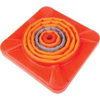 C&ocirc;ne de signalisation repliable, 18" h, Orange M & M Nord Ouest Inc