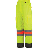 6041 Quebec Winter Traffic Control Pants, Polyester, X-Small, High Visibility Lime-Yellow M & M Nord Ouest Inc
