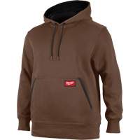 Midweight Pullover Hoodie, Men's, Small, Brown M & M Nord Ouest Inc