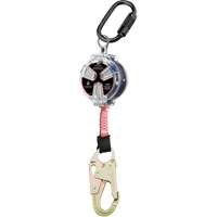 Dynamic Small Snap Hook Self-Retracting Lifeline, 6', Polyester, Swivel M & M Nord Ouest Inc