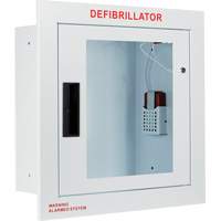 Fully Recessed Large Cabinet with Alarm, Zoll AED Plus&reg;/Zoll AED 3/Cardio-Science/Physio-Control For, Non-Medical M & M Nord Ouest Inc