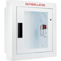 Semi-Recessed Large Cabinet with Alarm, Zoll AED Plus&reg;/Zoll AED 3/Cardio-Science/Physio-Control For, Non-Medical M & M Nord Ouest Inc