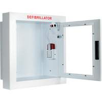 Semi-Recessed Large Cabinet with Alarm, Zoll AED Plus&reg;/Zoll AED 3/Cardio-Science/Physio-Control For, Non-Medical M & M Nord Ouest Inc
