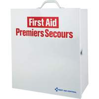 Armoire pour premiers soins SmartCompliance, R&eacute;pond &agrave; la norme CSA Z1220-17 type 3 environnements &agrave; haut risque, Petit (2-25 travailleurs) M & M Nord Ouest Inc