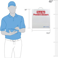 Armoire pour premiers soins SmartCompliance, R&eacute;pond &agrave; la norme CSA Z1220-17 type 3 environnements &agrave; haut risque, Petit (2-25 travailleurs) M & M Nord Ouest Inc
