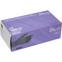 Gants jetables de calibre m&eacute;dical, Grand, Nitrile, 6 mils, Sans poudre, Noir, Classe 2 M & M Nord Ouest Inc