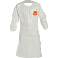 Tablier &agrave; manches jetables, Tychem 4000, Blanc, 44" lo M & M Nord Ouest Inc
