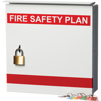 Boîte pour plan de sécurité en cas d'incendie SHC408 | M & M Nord Ouest Inc