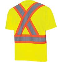 6991 Chandail de s&eacute;curit&eacute; en il-de-perdrix, Polyester, 3T-Grand, Jaune lime haute visibilit&eacute; M & M Nord Ouest Inc