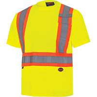 6991 Chandail de s&eacute;curit&eacute; en il-de-perdrix, Polyester, 3T-Grand, Jaune lime haute visibilit&eacute; M & M Nord Ouest Inc