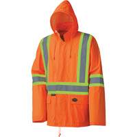 5598 Lightweight Waterproof Rain Suit, Polyester/PVC, Small, High Visibility Orange M & M Nord Ouest Inc