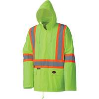 5599 Lightweight Waterproof Rain Suit, Polyester/PVC, X-Small, High Visibility Lime-Yellow M & M Nord Ouest Inc