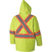 5609 210D Waterproof Rain Suit, Polyester/PVC, X-Small, High Visibility Lime-Yellow M & M Nord Ouest Inc