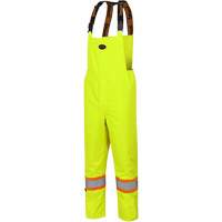 5054 The Rock 300D Insulated Bib Pants, Polyester, Small, High Visibility Lime-Yellow M & M Nord Ouest Inc