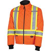 5015A Quilted Freezer Jacket, Polyester, High Visibility Orange, X-Small M & M Nord Ouest Inc