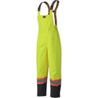 5405 300D Trilobal Ripstop Waterproof Bib Pants, Polyester, X-Small, High Visibility Lime-Yellow M & M Nord Ouest Inc