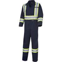 516T Coveralls, 40 (Tall), Navy Blue M & M Nord Ouest Inc