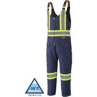 5536 Quilted Duck Overalls, Cotton, Small, Navy Blue M & M Nord Ouest Inc