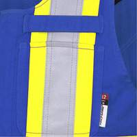 7714 FR-Tech&reg; Flame-Resistant Overalls, Small, Royal Blue M & M Nord Ouest Inc