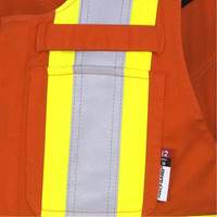 7712 FR-Tech&reg; Flame-Resistant Overalls, Small, High Visibility Orange M & M Nord Ouest Inc