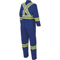 7706 FR-Tech&reg; Flame-Resistant Coverall with Leg Zippers, Size 36, Royal Blue, 9.7 cal/cm² M & M Nord Ouest Inc